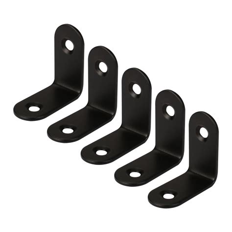 white metal angle brackets|1 inch black corner brace.